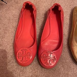 Tory Burch pink flats